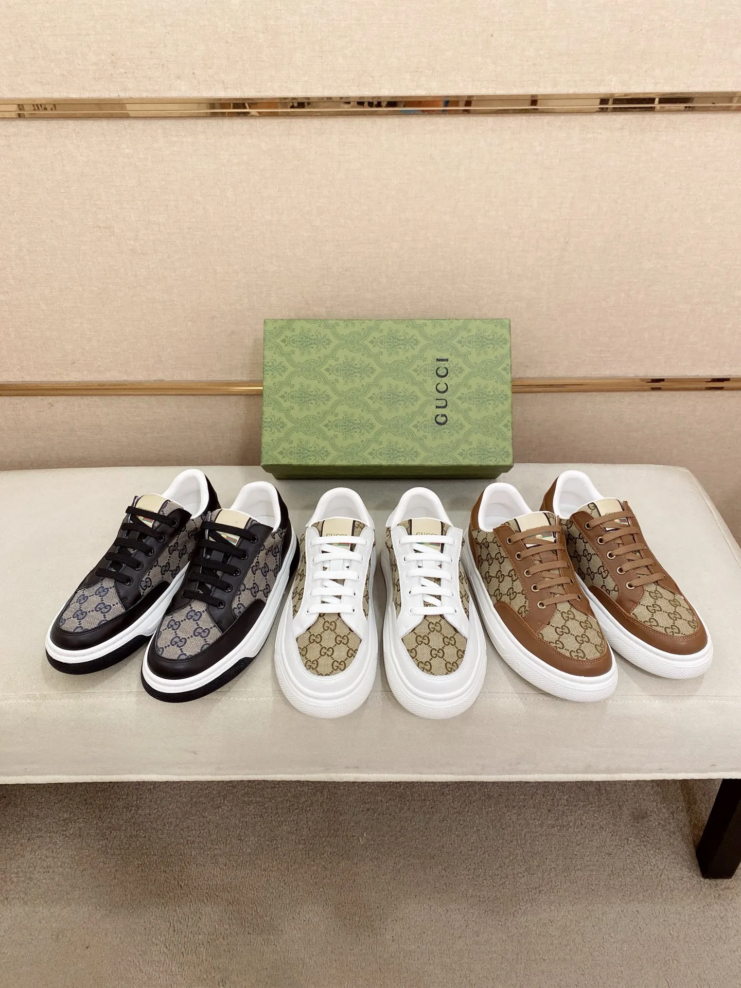 Men's clothing and shoes💰 440💰🇮🇹🇮🇹GUCCI🔍🔍New models are on sale at the same time at counters, uppers🇮🇹 Italian imported first-layer cowhide, fully imported sheepskin lining💪💪, completely 1⃣️ to 1 ⃣️Re-engraved🇮🇹💪💪, ⚠Sole: The original sole is specially provided by the original factory, the exclusive movable molded sole is super comfortable, ⚠The original factory follows the order, 🔍🔍high quality, you can enter and exit the counter at will, welcome to compare⚠. Code number:38-44